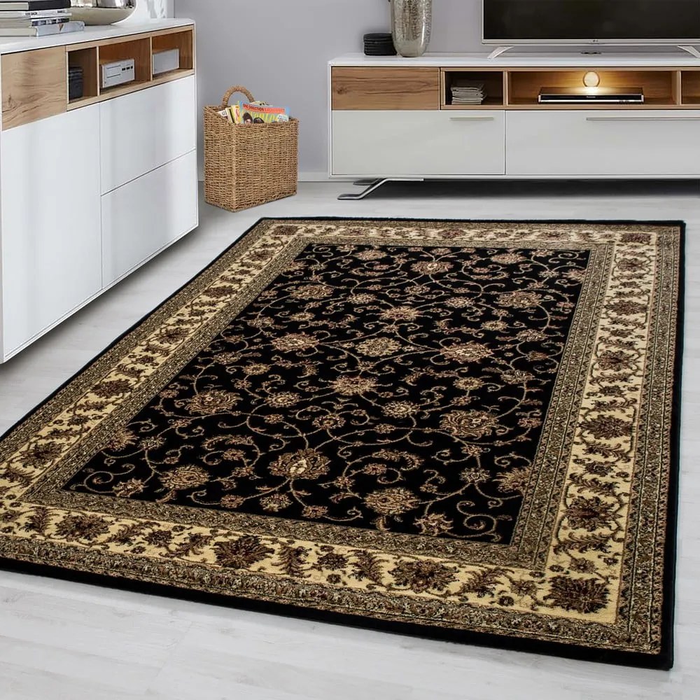 Covor negru/auriu 80x150 cm Marrakesh – Ayyildiz Carpets