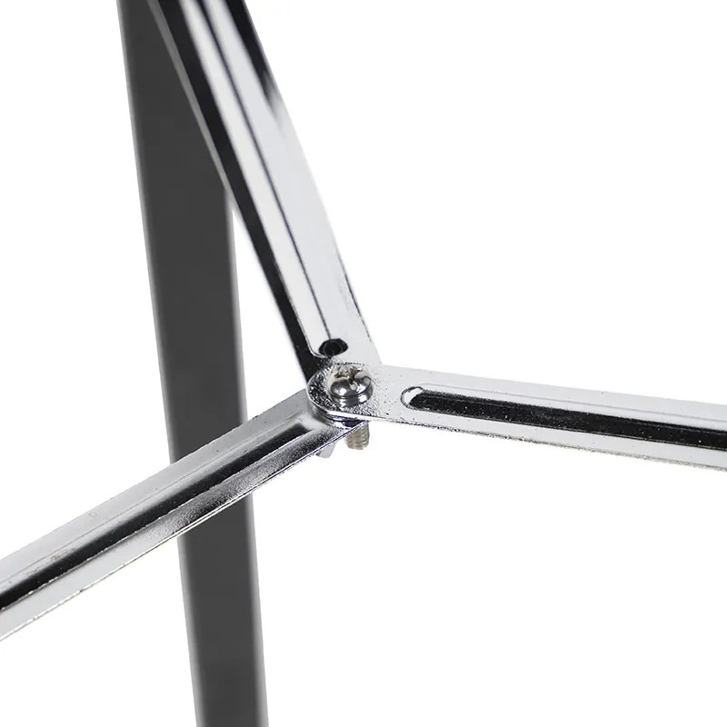 Lampă de podea neagră fără abajur - Tripod