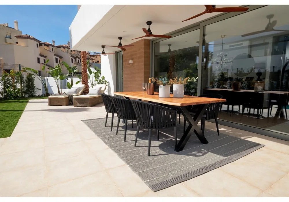 Covor pentru exterior și interior gri 140x200 cm Belle Concrete – Pappelina