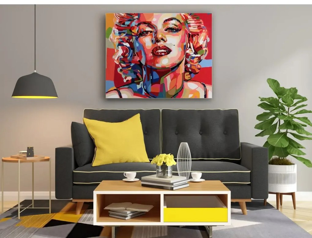 Tablou Canvas - Marilyn Monroe -  Actrita - 80x120cm