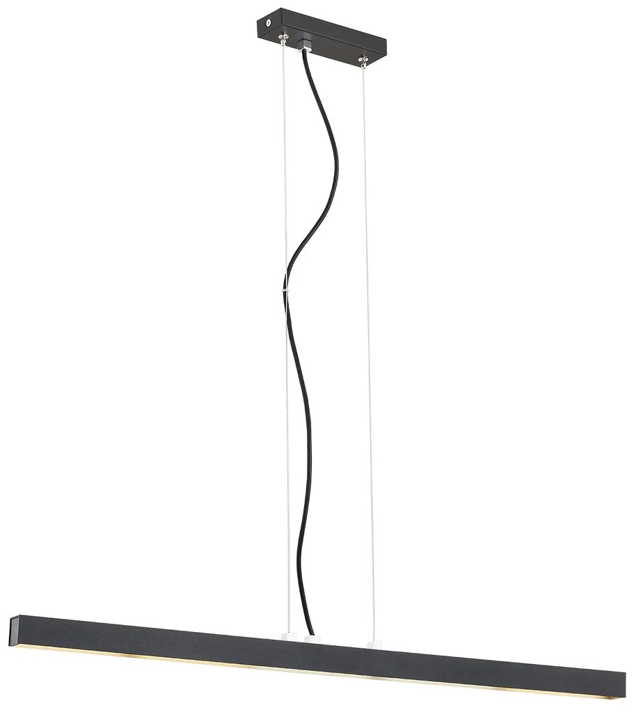 Lustra LED suspendata design minimalist VERMONT neagra
