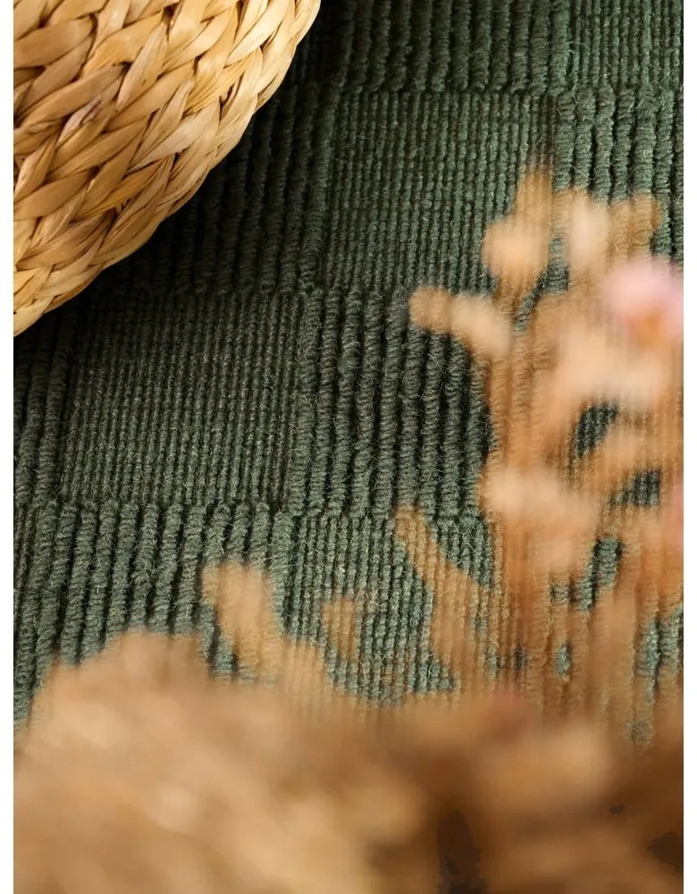 Covor verde închis țesut manual din lână 200x300 cm Scala – Villeroy&amp;Boch