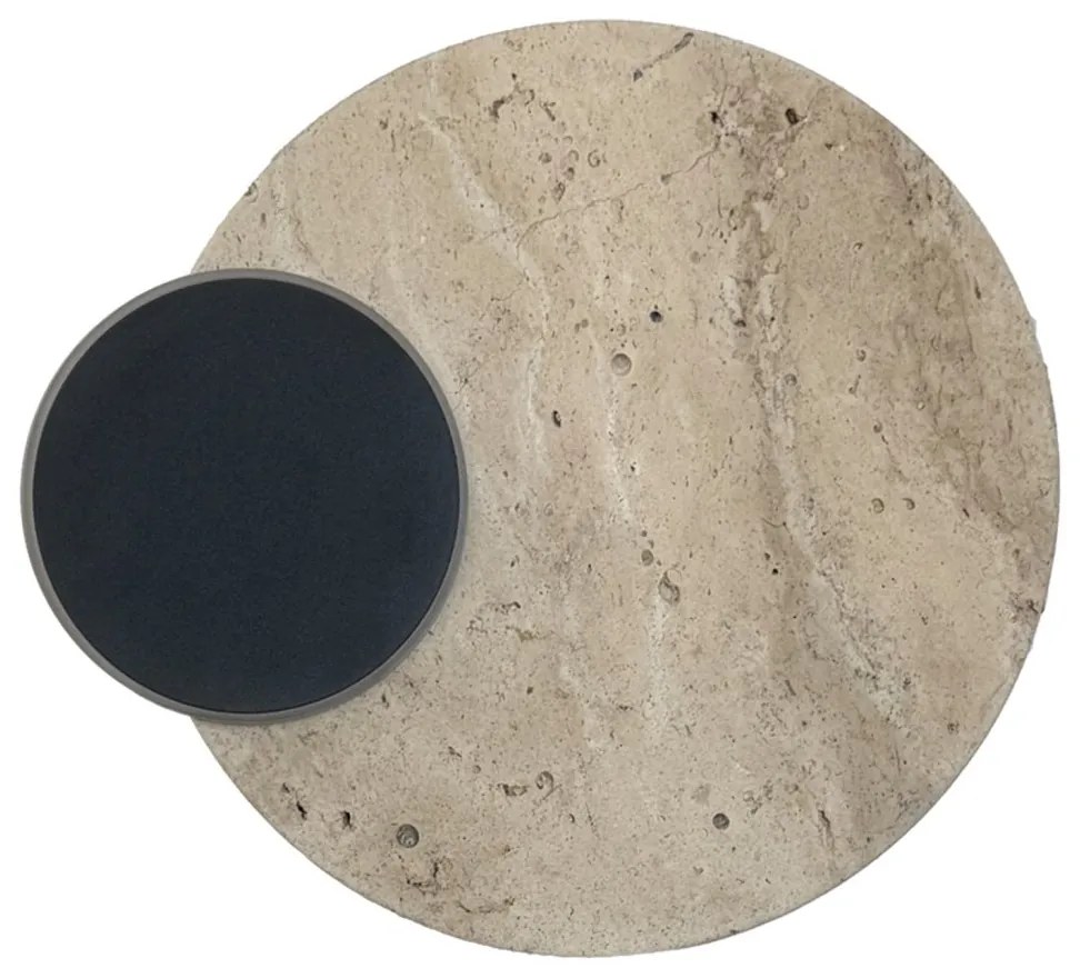 Aplica LED lumina ambientala travertin ECLIPSE WALL 14W 3000K