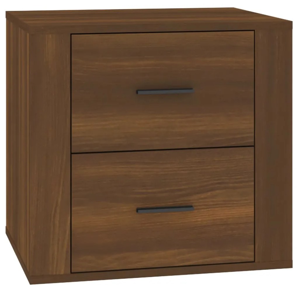 vidaXL Noptieră, stejar maro, 50x39x47 cm