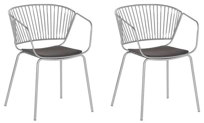 Zondo Set 2 buc. scaune de sufragerie RAGOR (argintiu). Promo -22%. 1022867