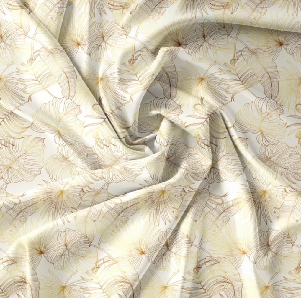 Lenjerie de pat din microfibra PALMERA crem Dimensiune lenjerie de pat: 70 x 80 cm | 140 x 200 cm