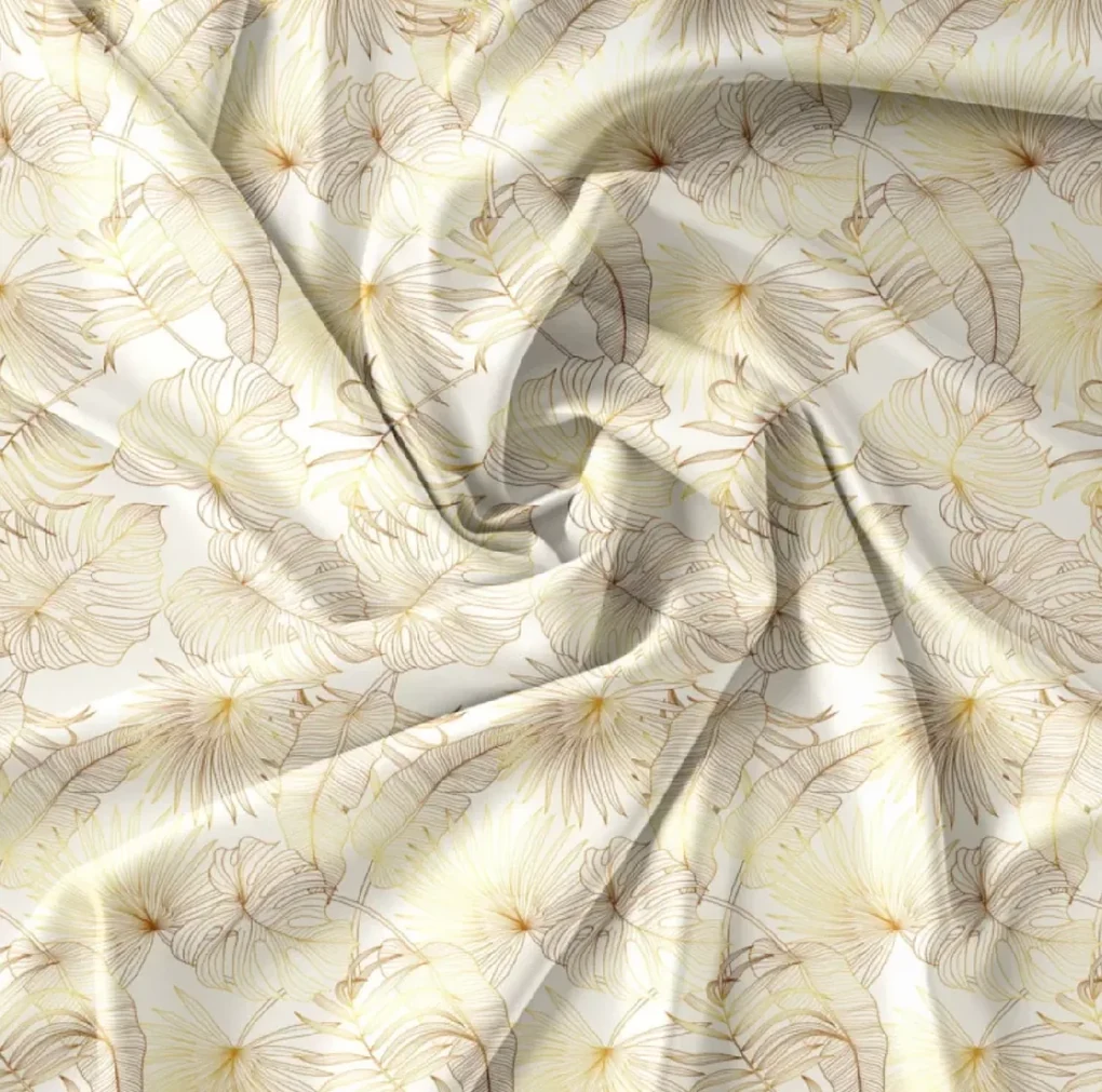 Lenjerie de pat din microfibra PALMERA crem Dimensiune lenjerie de pat: 70 x 80 cm | 140 x 200 cm