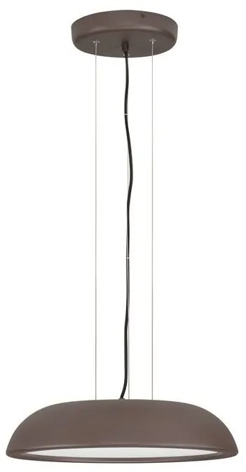 Lustra LED suspendata stil modern FELICIA maro 45cm