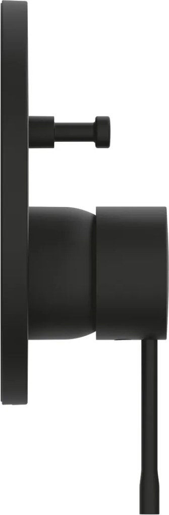 Unitate comanda Grohe Essence 1/2'', incastrat, 2 iesiri, monocomanda, diverter, necesita set incastrat, mat, negru- 24167KF1