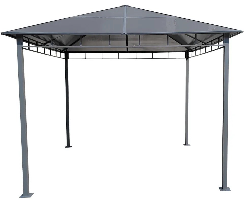 Foișor de grădină Dari cu acoperiș din policarbonat 3x3 m