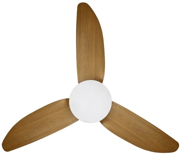 Brilagi-LED Ventilator plafonier reglabil LED/30W/230V 3000-6500K negru/maro+DO