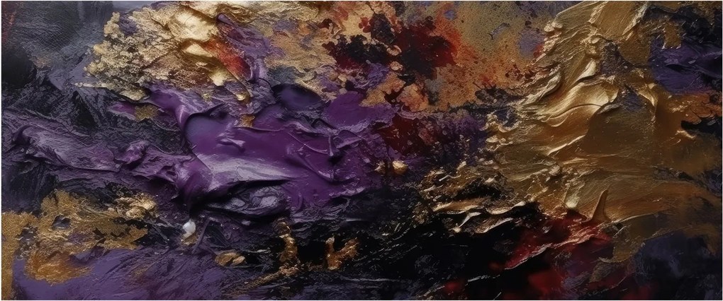 Tablou - Abstracție texturată (120x50 cm)