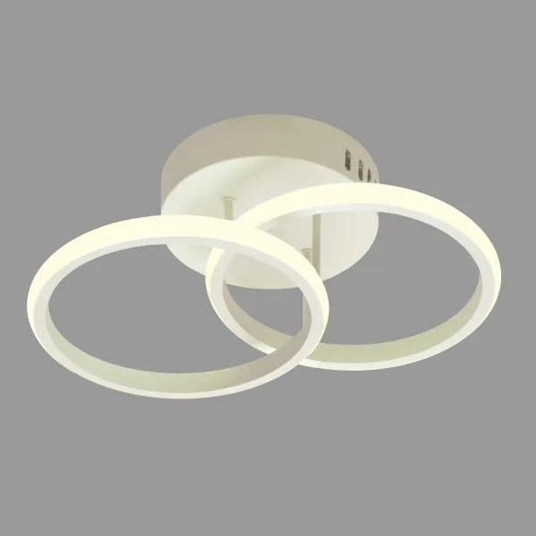 Lustră LED aplicată BARI LED/20W/230V albă