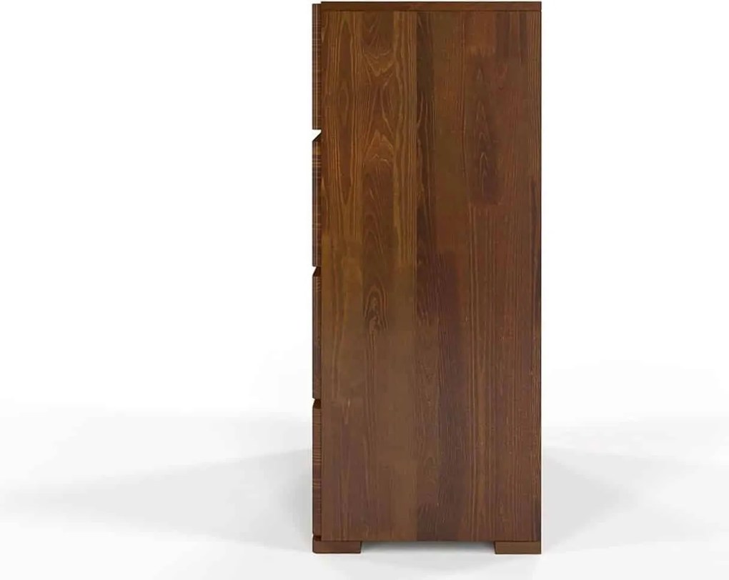 Comodă lemn masiv TerraCraft Pin 4 Sertare, 80 × 45 × 108 cm - Natural