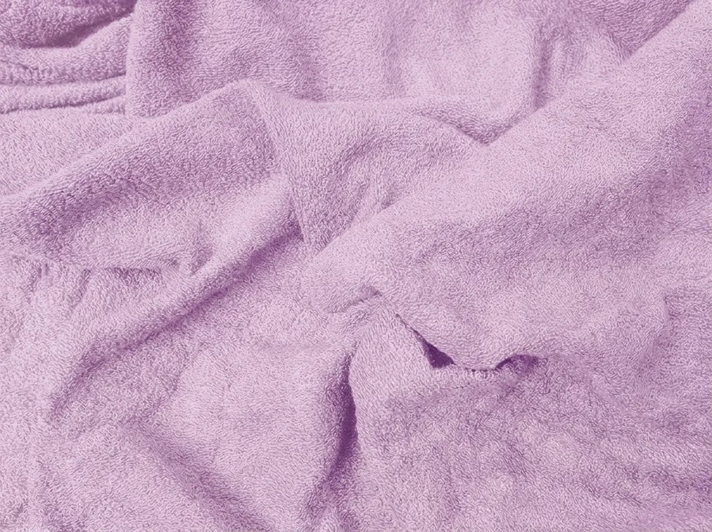 Cearsaf froté PREMIUM roz-mov 160x200 cm