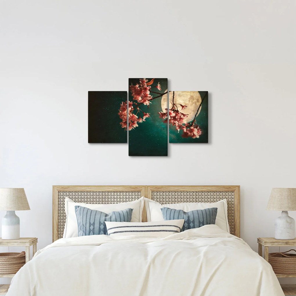 Tablou - Sakura în luna plină (90x60 cm)
