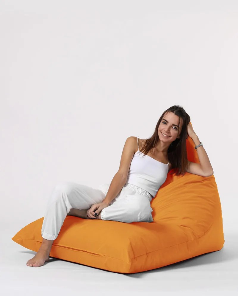 Fotoliu puf pentru grădină Pyramid Big Bed Pouf - Orange