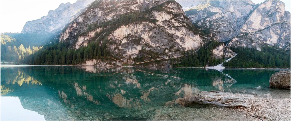 Tablou cu lac montan (120x50 cm)
