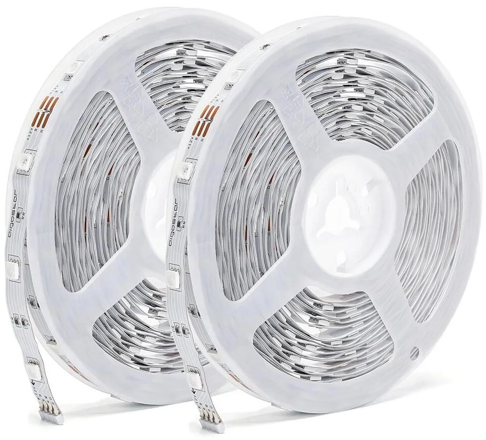 Aigostar - Bandă LED RGBW dimmabilă LED/48W/12V 2x7,5 m Wi-Fi