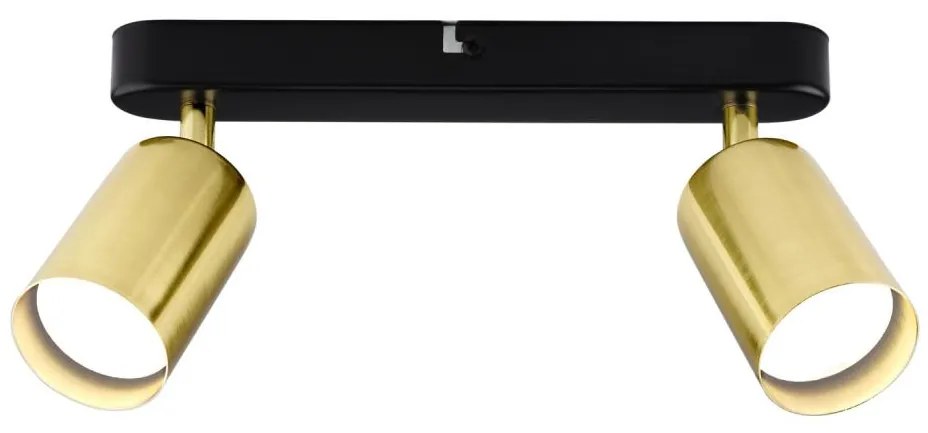 Spot KONCEPT 2xGU10/35W/230V negru/auriu
