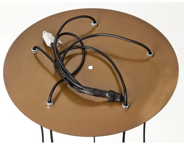 Lustră pe cablu Jupiter 2020 ALAS 5xGU10/10W/230V auriu