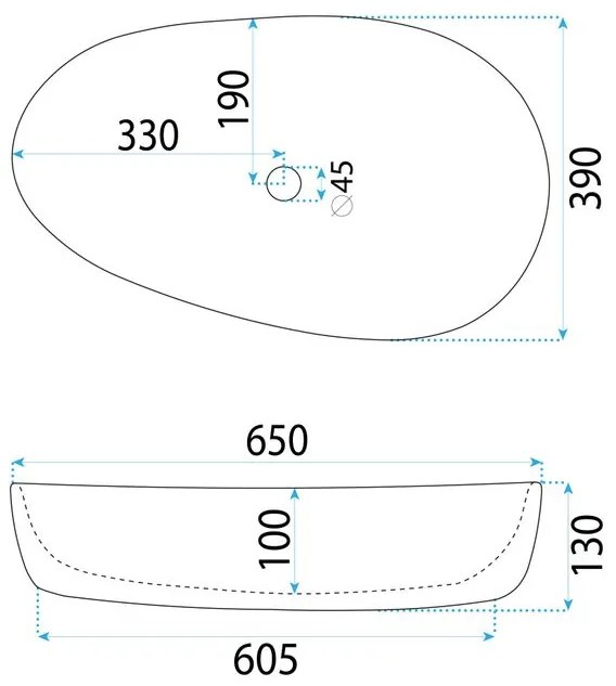 Lavoar pe blat SANDRA