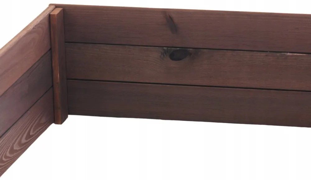 Pat din lemn natural impregnat 200 x 100 x 27 cm