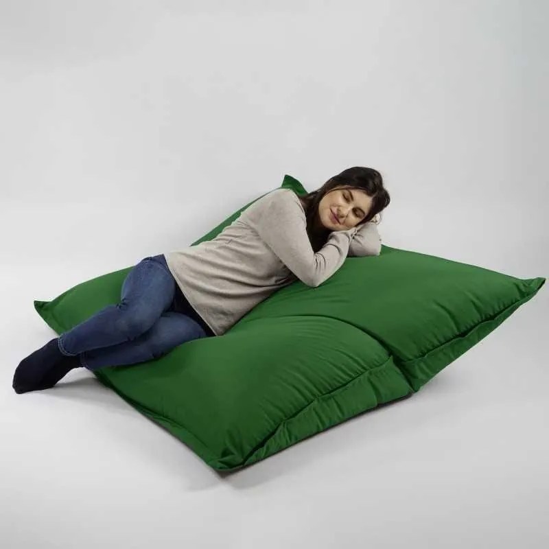 Fotoliu tip Perna Magic Pillow, Material impermeabil - Verde