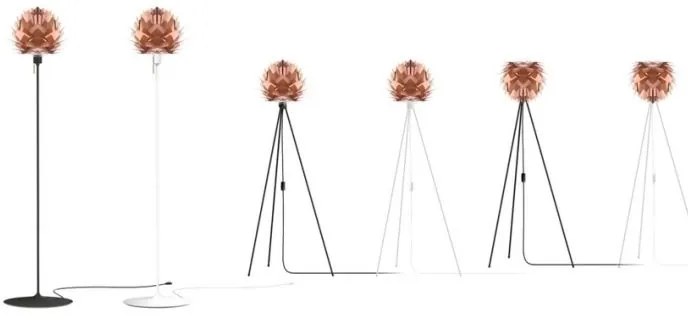 Accesoriu lampadar, Trepied negru pentru abajurul cu pene Eos si Silvia