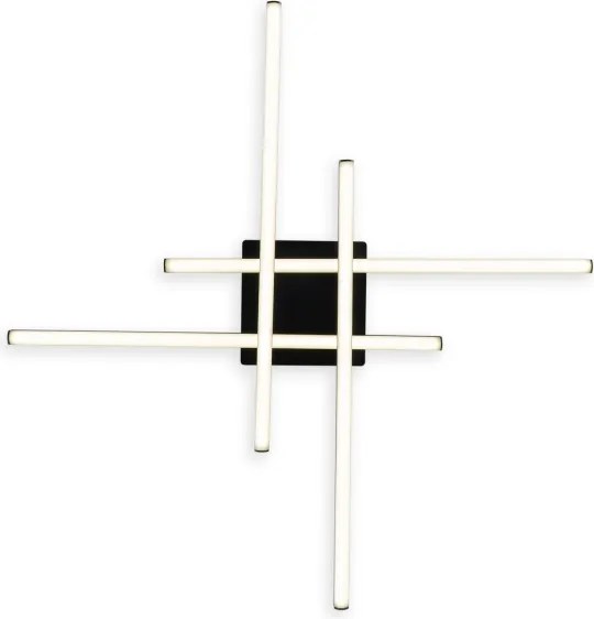 Brilagi - Plafonieră LED STRIPES LED/37W/230V neagră