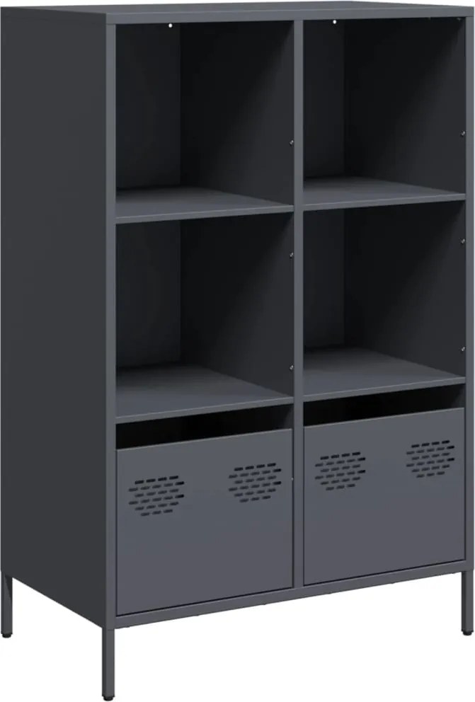 vidaXL Dulap înalt, antracit, 68x39x103,5 cm, oțel