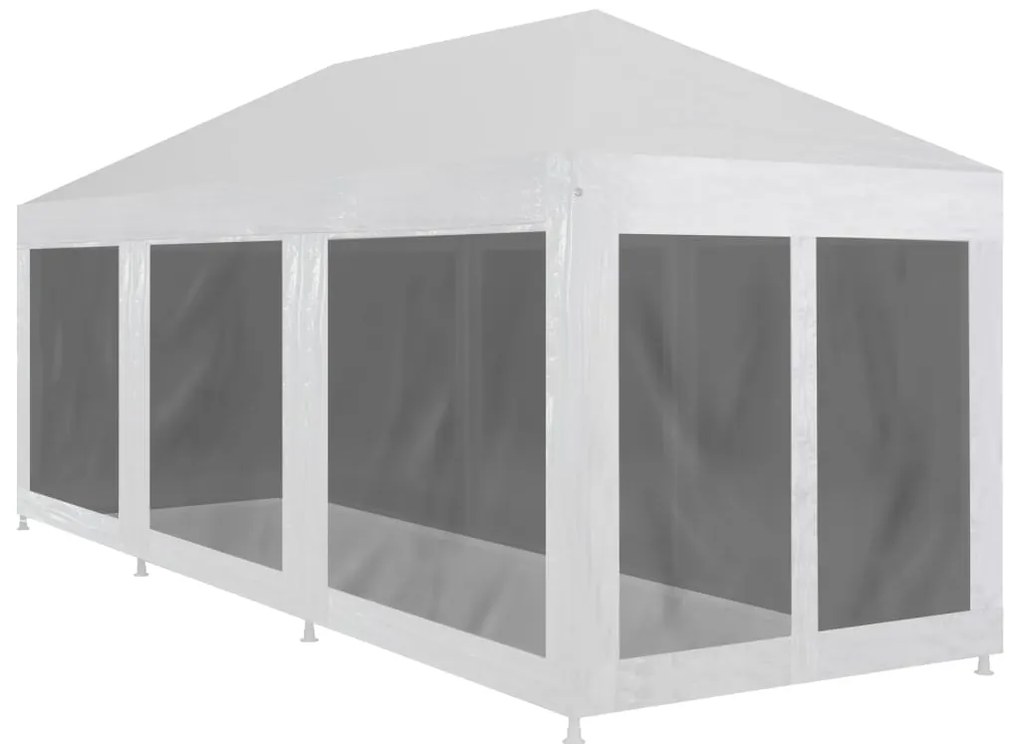 vidaXL Cort de petrecere cu 8 pereți din plasă, 9 x 3 m