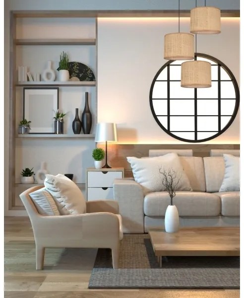 Lustră pe cablu IRMA 3xE27/60W/230V d. 45 cm