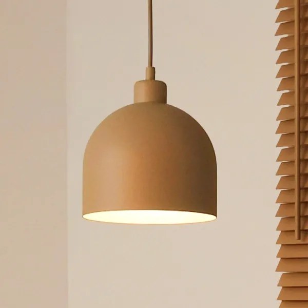 Duolla - Lustră pe cablu IRONLINE 1xE27/15W/230V Ø 17 cm bej