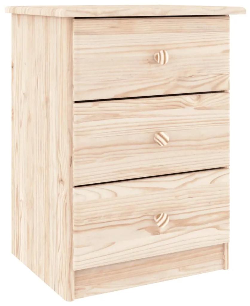 353917 vidaXL Noptieră ALTA, 41x35x55,5 cm, lemn masiv de pin