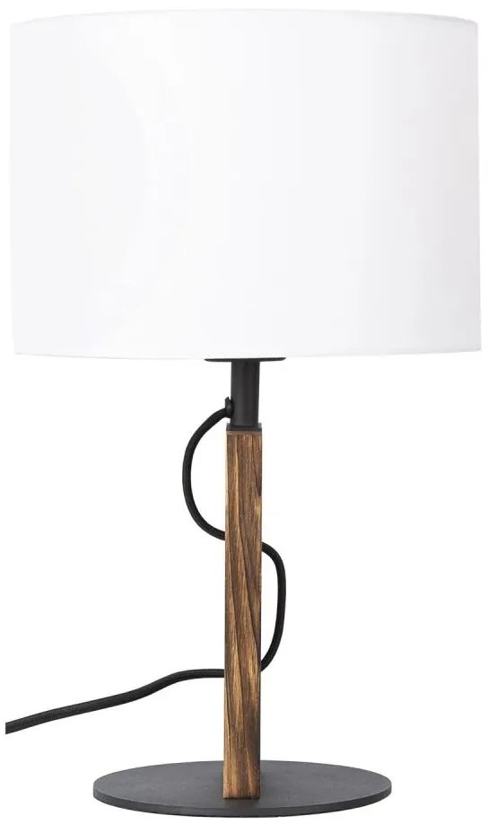 Lampă de masă PINUS 1xE27/40W/230V alb/wood