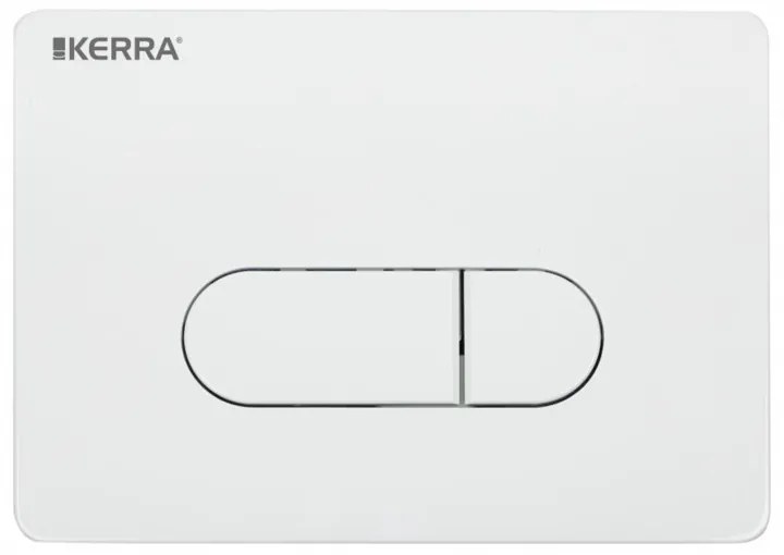 Tava de toaletă albă Pacific pentru setul K-50 Slim