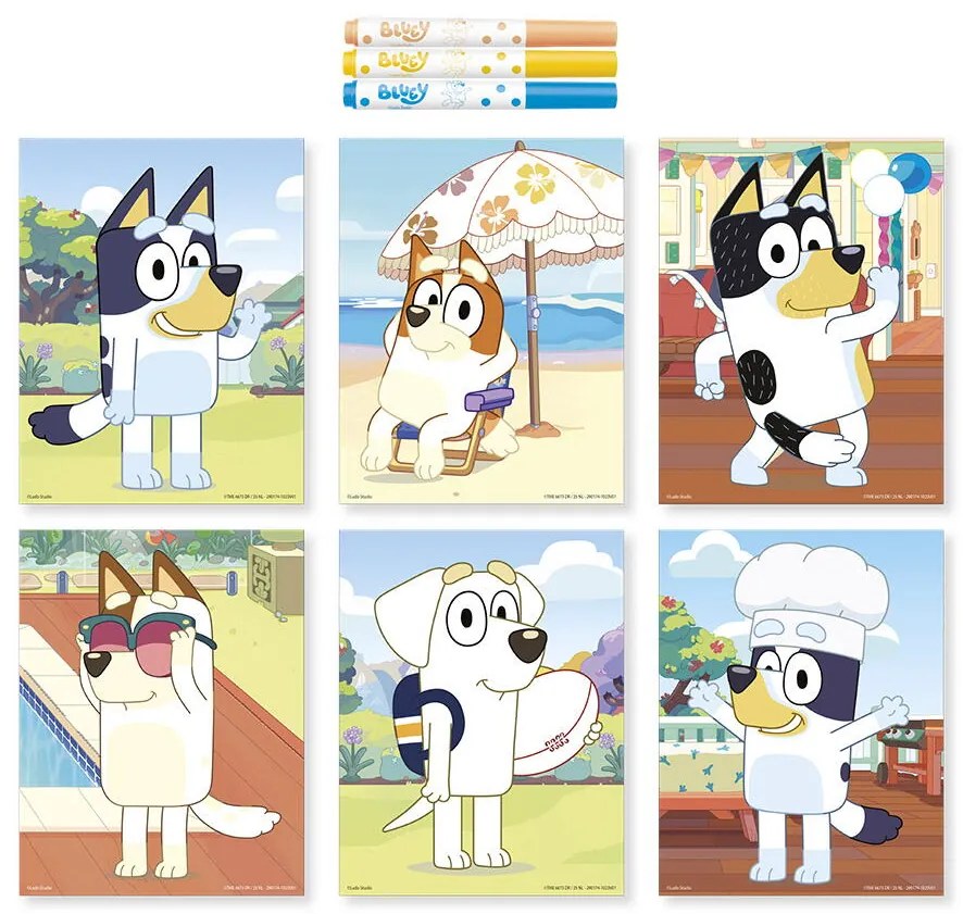 SET CREATIV - ARTA CU PUNCTE - BLUEY - TOTUM (TT290204)