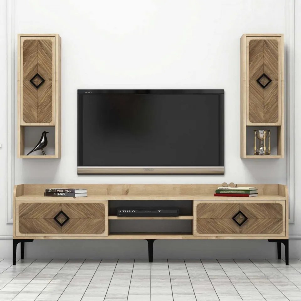 Ansamblu Comoda TV Samba, Stejar