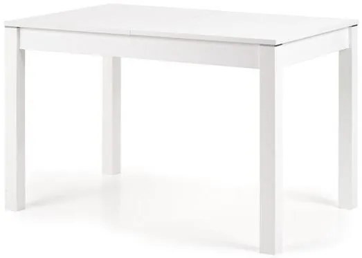 Masă de sufragerie extensibilă 118-158 cm Mauric (alb) (pentru 4 6 persoane). 1047997