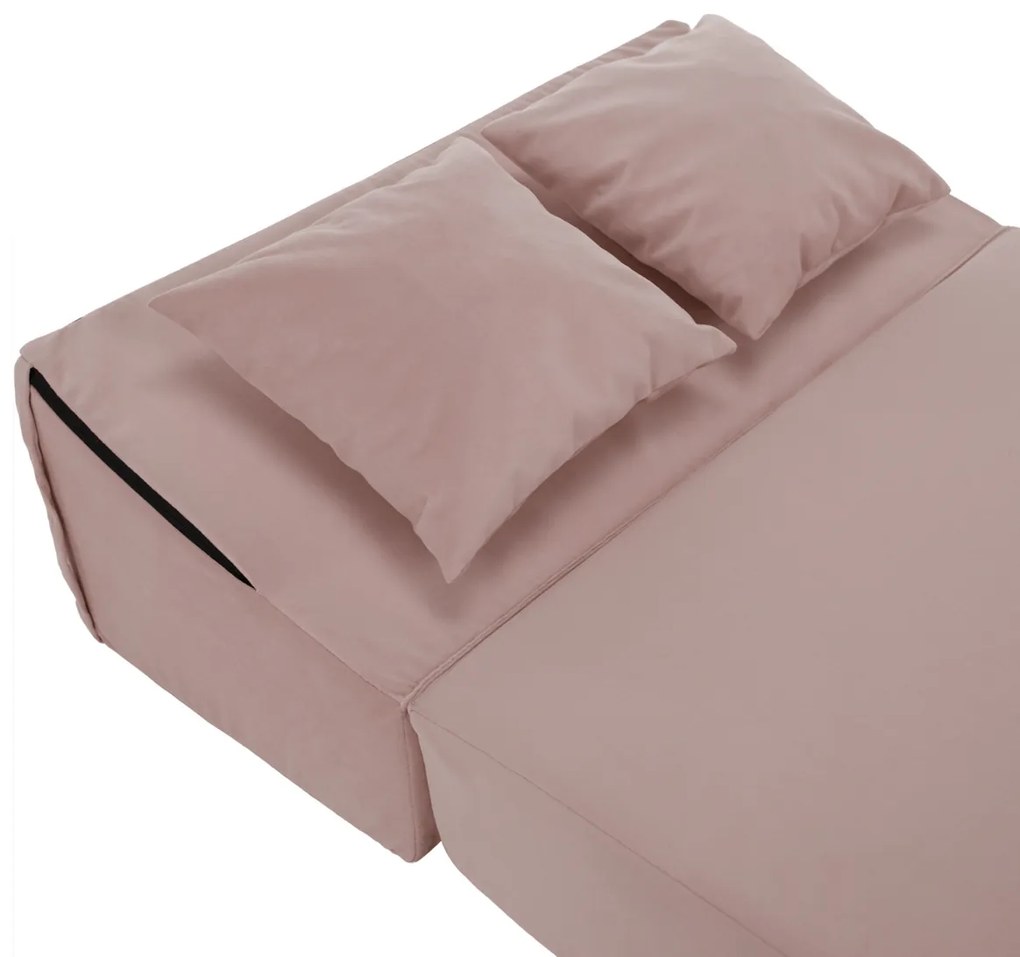 Scaun pliant/saltea PELOS, rozu