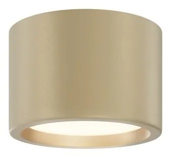 Spot LED aplicat cu protectie IP44 Hydra D-10,5cm auriu
