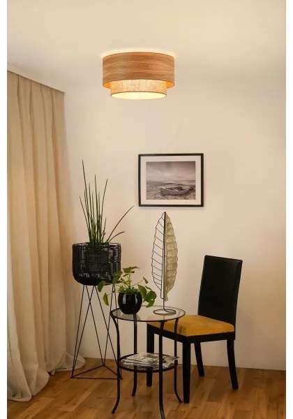 Brilagi - Lustr MONTANA BOHO 1xE27/15W/230V pr. 45 cm maro