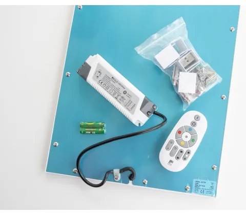 Eglo 32734 - Plafonieră LED RGBW SALOBRENA-C aplicată, reglabilă, 34W/230V, alb + telecomandă