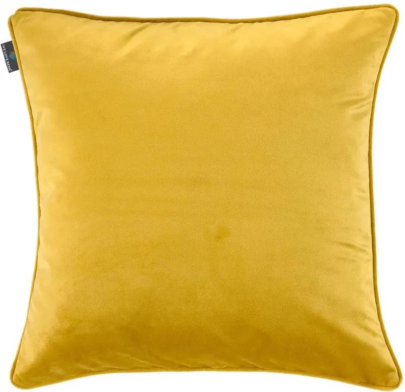 Față de pernă galbenă WeLoveBeds Dijon, 50 x 50 cm