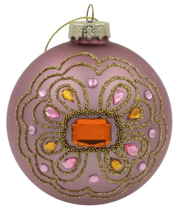 Ornament House of Seasons - Glob stilizat lila