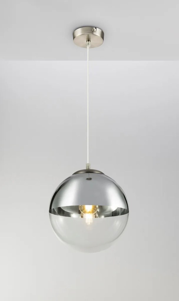 Lustra / Pendul modern 25cm VARUS nickel/crom 15852 GL