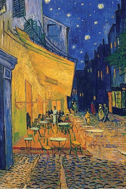 Poster Cafeneaua Terasă pe Timp de Noapte, Vincent van Gogh