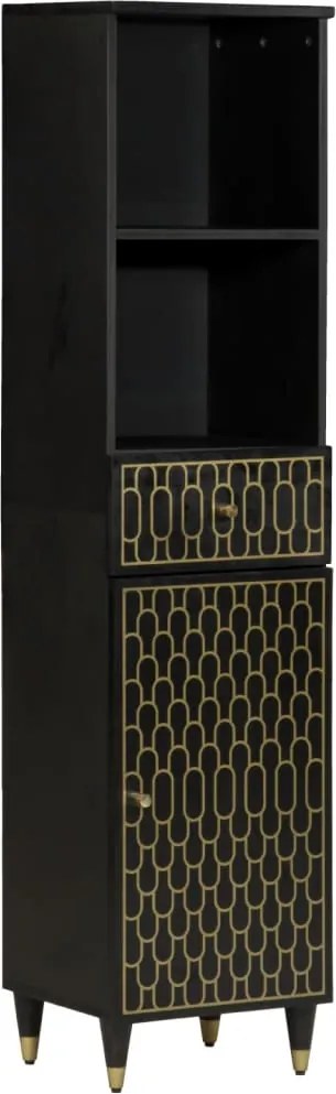 vidaXL Dulap de baie, 38x33x160 cm, lemn masiv de mango