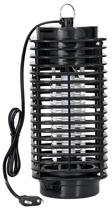 Lampa insecticida Rosberg R51770B, 15 m², 2W, Lumina LED, Zgomot redus, Negru